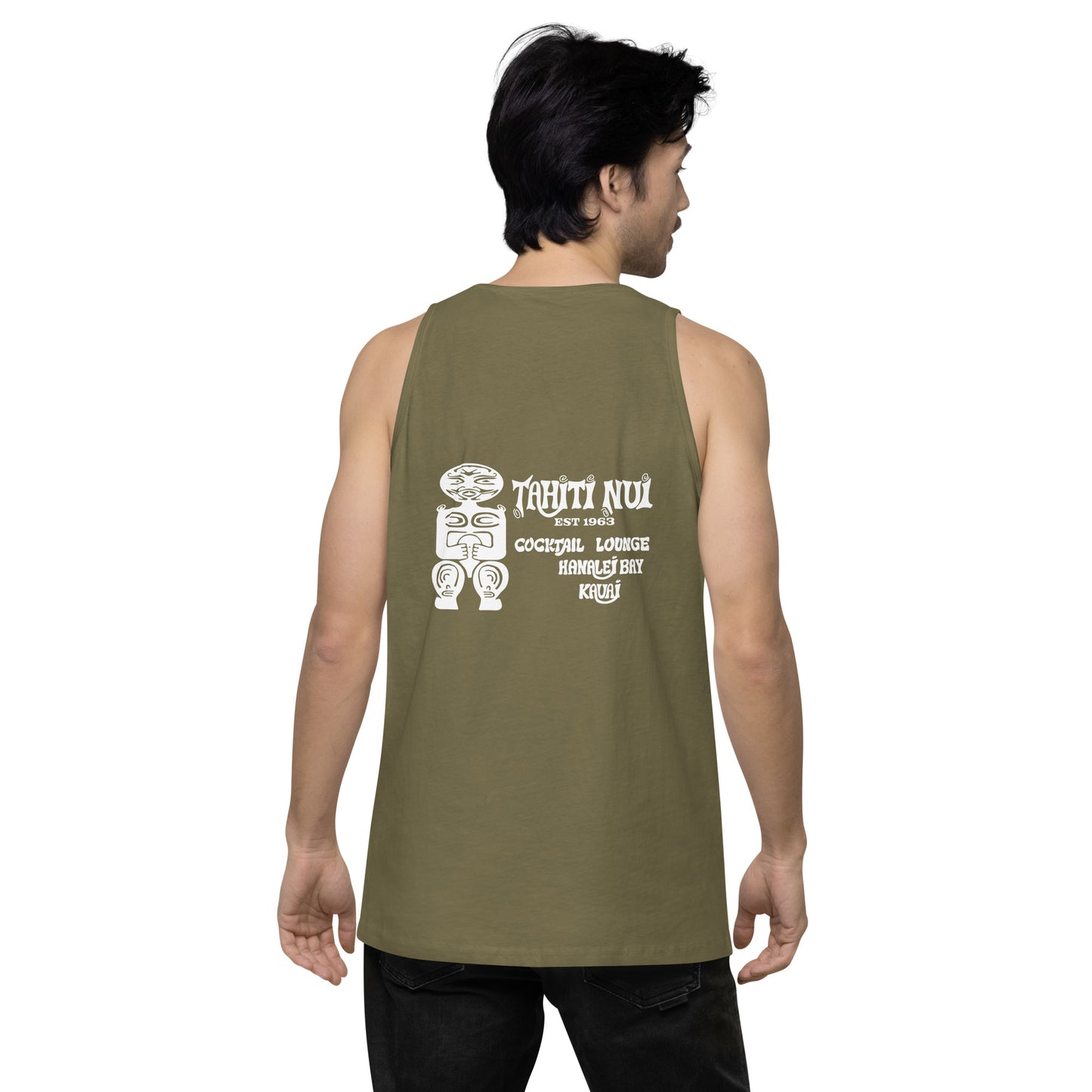 Men’s Tank Top - Tahiti Nui White Logo