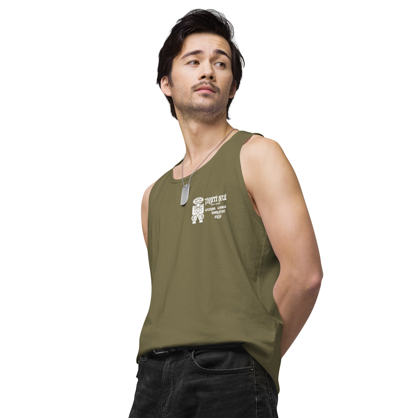 Men’s Tank Top - Tahiti Nui White Logo