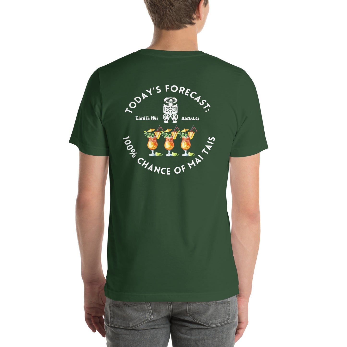 100% Chance of Mai Tais - Unisex T-Shirt (Other Colors Available)