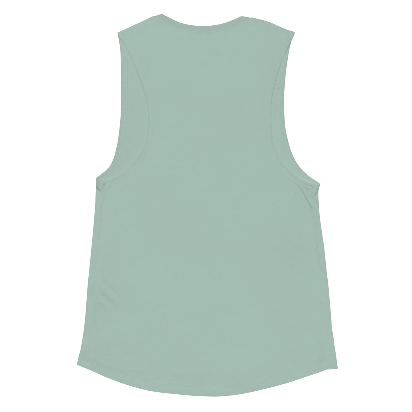 Ladies’ Muscle Tank - White Tahiti Nui Logo