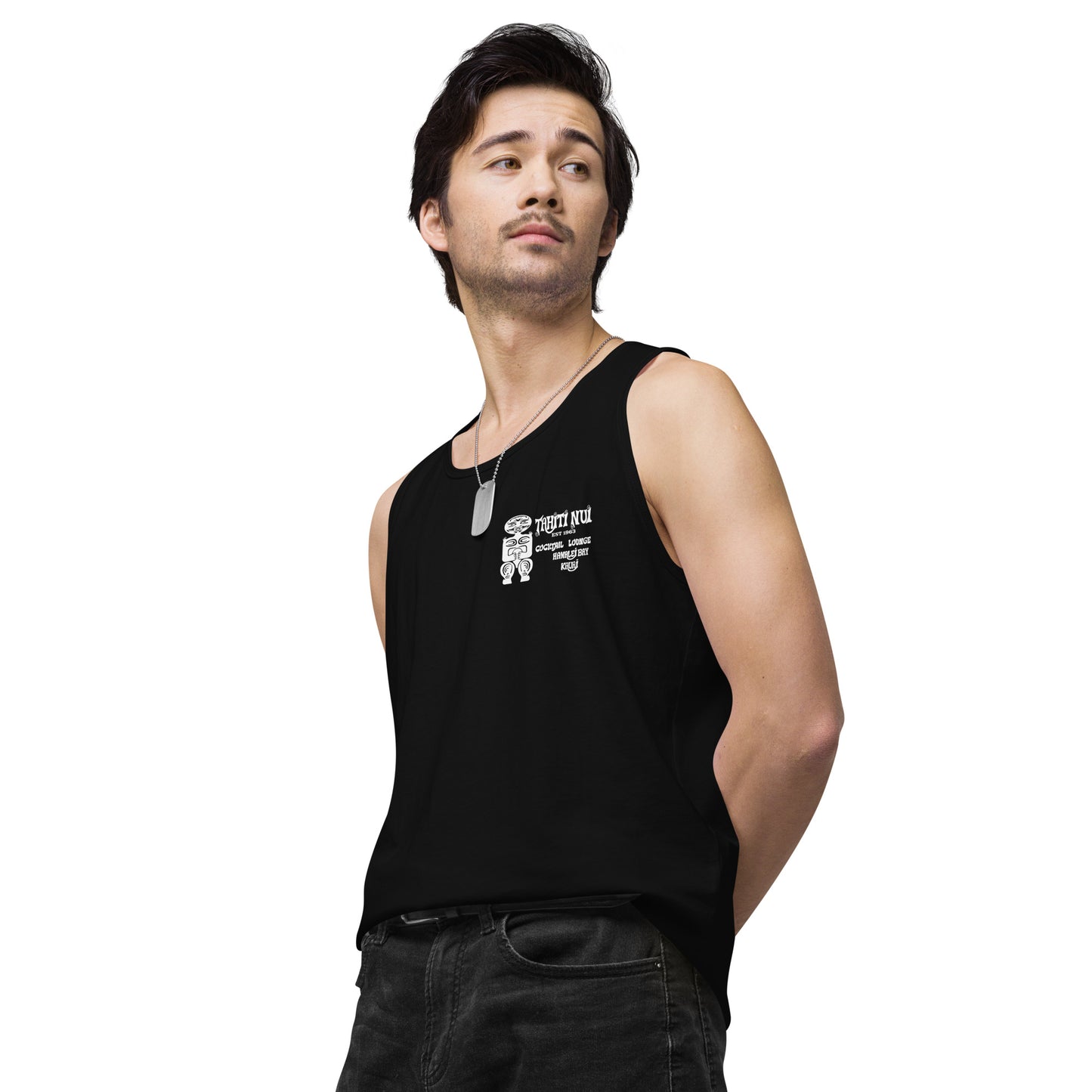 Men’s Tank Top - Tahiti Nui White Logo