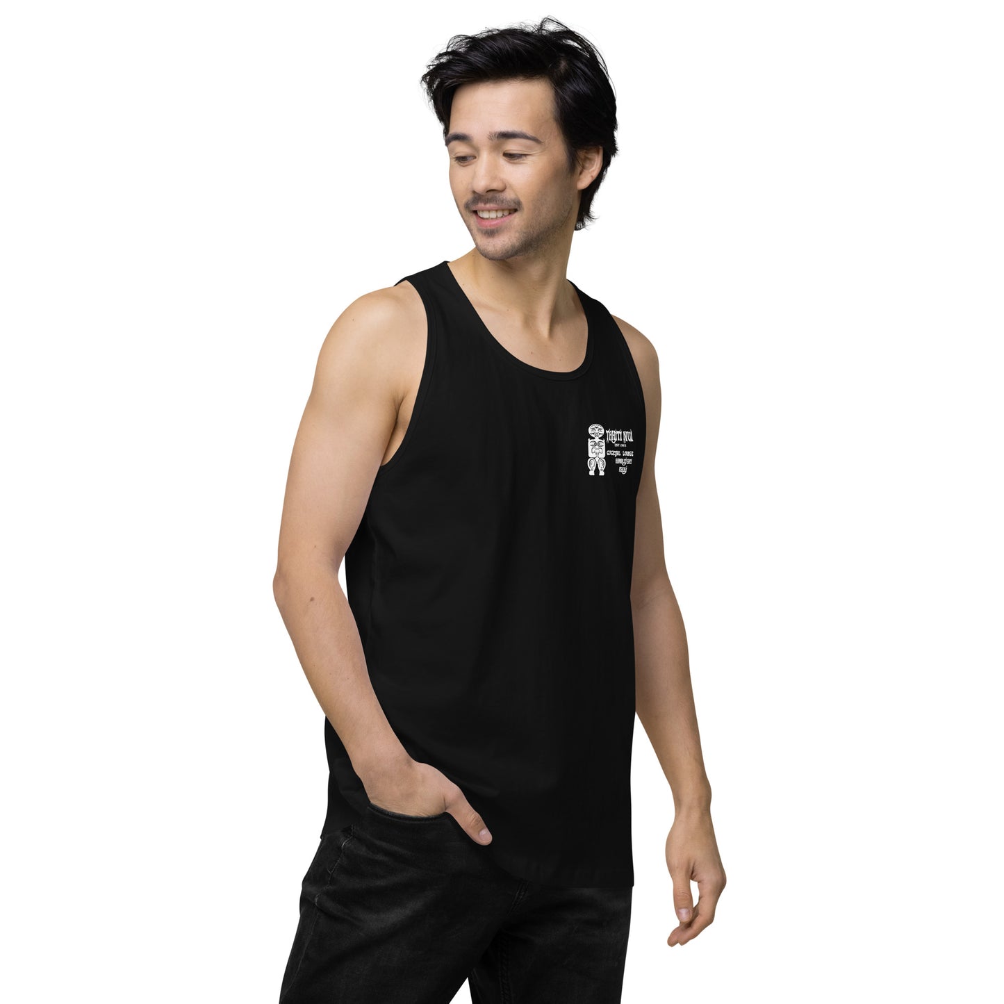 Men’s Tank Top - Tahiti Nui White Logo