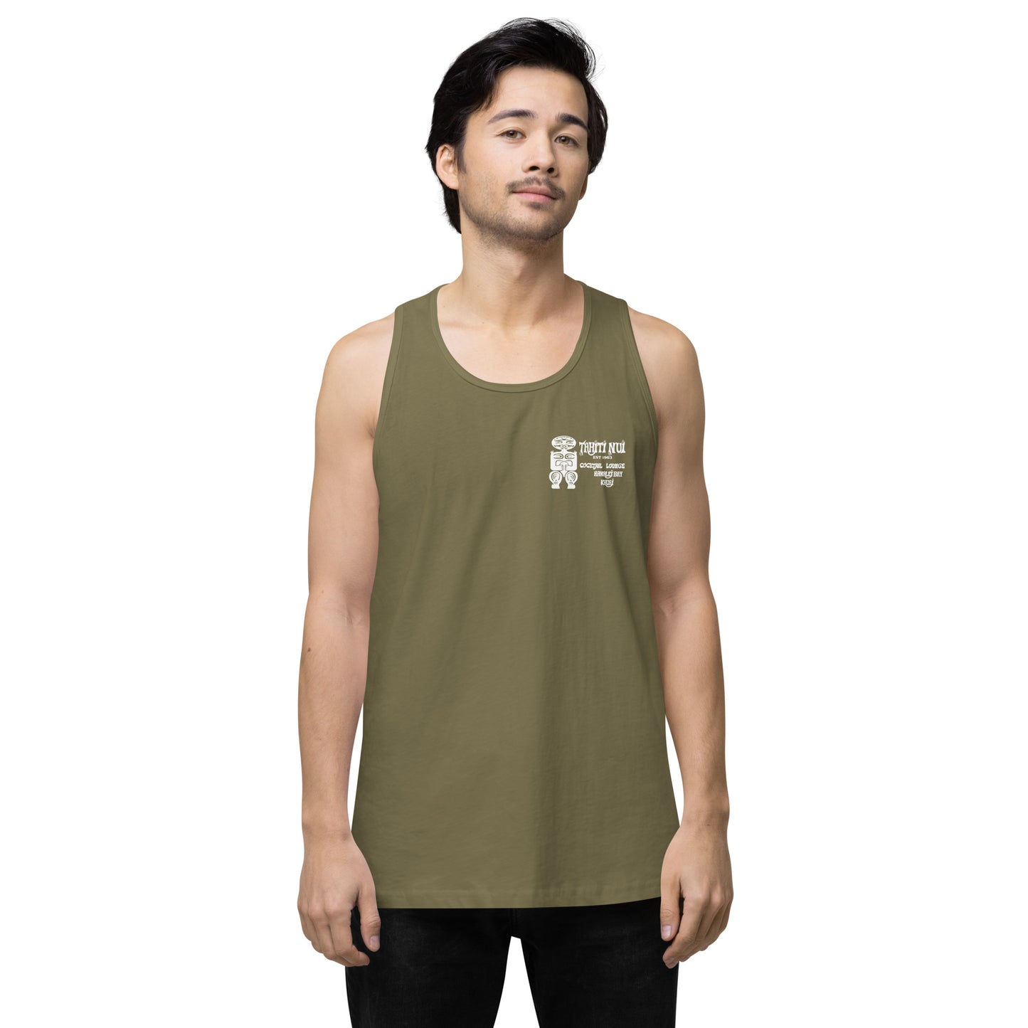 Men’s Tank Top - Tahiti Nui White Logo